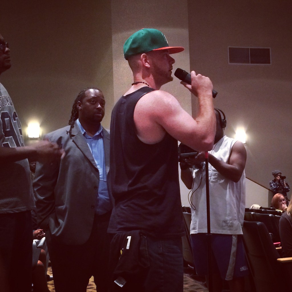 "I am Mike Brown. My address is Ground Zero."